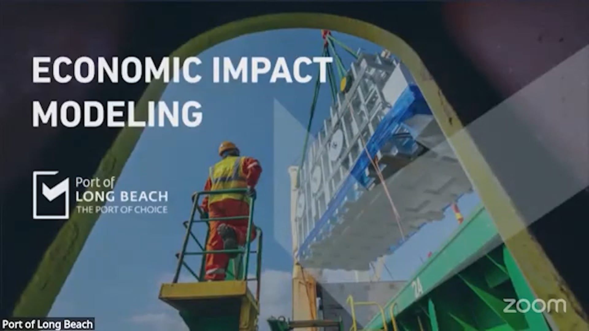 Economic Impact Event - Port of LA LB - Weston LaBar